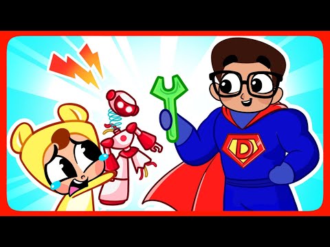 Where Is My Superhero Dad ? 🦸‍♂️ Family Songs | Kids Songs