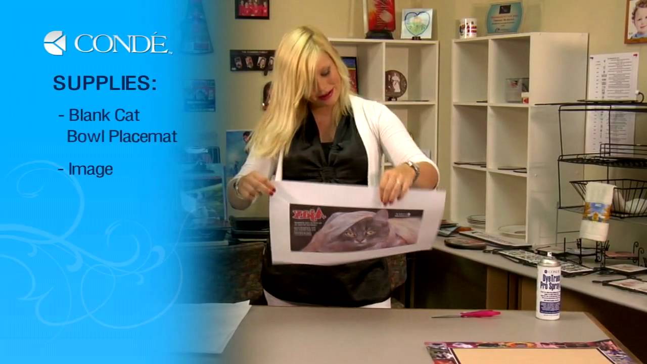 Click to watch the Pet Placemat imaging with Dye Sublimation  video