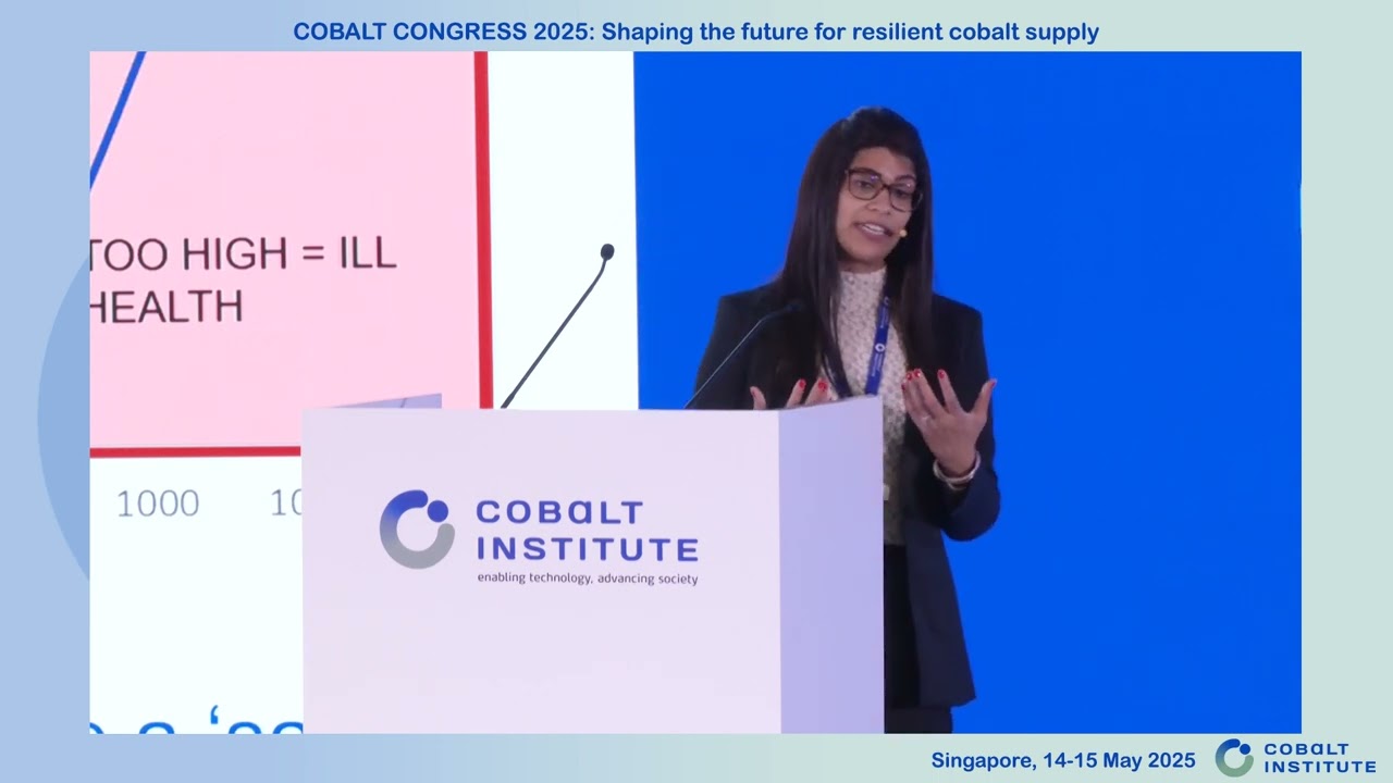 Cobalt Congress 2025 Day 2 – Expert presentation: Global chemicals management