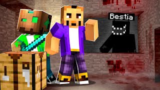 Jugamos a ESCAPA de la BESTIA en Minecraft!