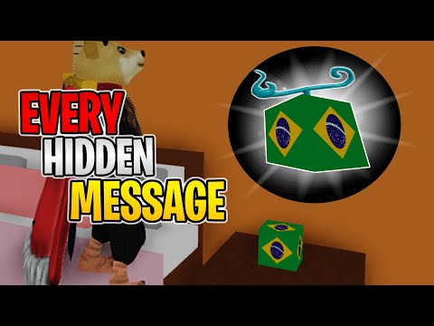 ALL HIDDEN MESSAGES IN BLOX FRUITS!
