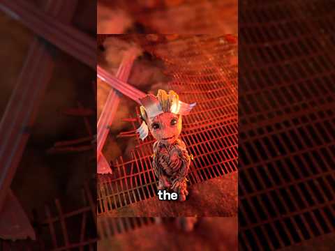 Groot busted a huge hole in the spaceship.#moviereview #groot #futurelink #marvel #animation