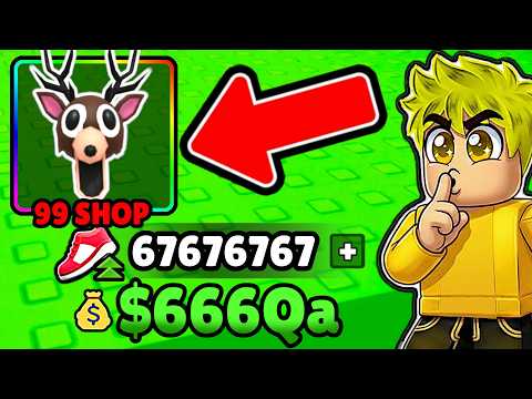 COMECEI COM LOJA DE ADMIN SECRETA no FUJA DO TSUNAMI PARA BRAINROTS