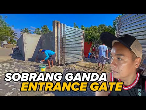 SOBRANG GANDA NA ANG ENTRANCE GATE NG RESORT!