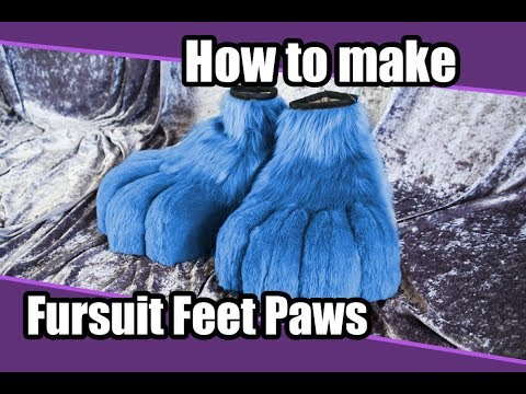 //Tutorial #2// Feet paws for Fursuit & Cosplay PDF...