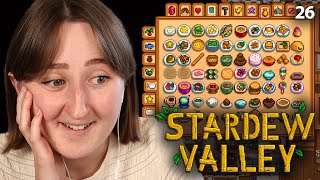 cooking EVERYTHING in stardew valley | Modded Stardew #26 (Streamed 8/13/25)
