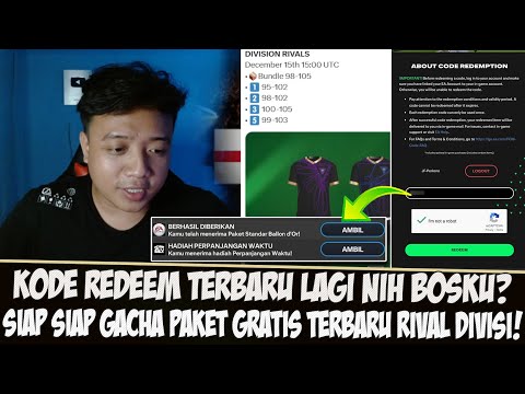 📌GILA DIKASIH KODE REDEEM LAGI!! SIAP GACHA GRATIS PAKET TERBARU RIVAL DIVISI EA SPORT FC 25 MOBILE