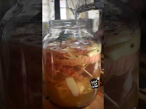 VINAGRE ORGÁNICO DE MANZANA  #receta #vinagredemanzana #vinagre
