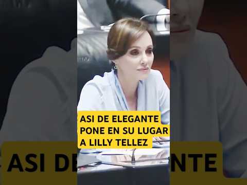 Así de elegante pone en su lugar a Lilly Tellez El charro negro 🫡