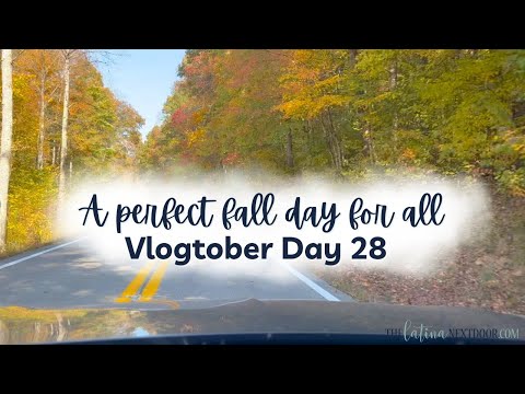 A PRODUCTIVE DAY IN PERFECT FALL WEATHER - DAY 28 OF VLOGTOBER 2024