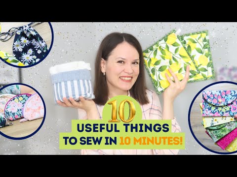 MUST TRY 10 quick & easy sewing projects to sew, sell and gift in 2024!