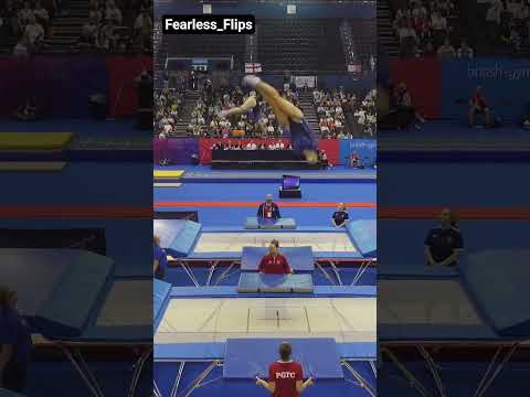 Coordination in trampoline Gymnastics ๐#gymnasticflips #teambackflip //repost by Fearless_Flips