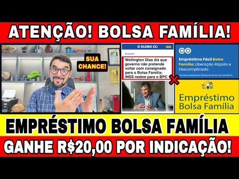 EMPRÉSTIMO DO BOLSA FAMÍLIA: VAI VOLTAR O CONSIGNADO DO GOVERNO? CRÉDITO PESSOAL PARA TODOS!