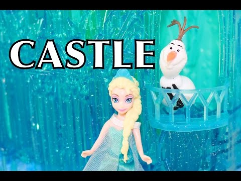 Frozen Elsa Ice Palace Castle Light Up Olaf Mattel Toy Review