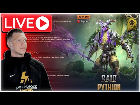 Weekly Kickoff Pythion Grind Hangout! | Raid Shadow Legends