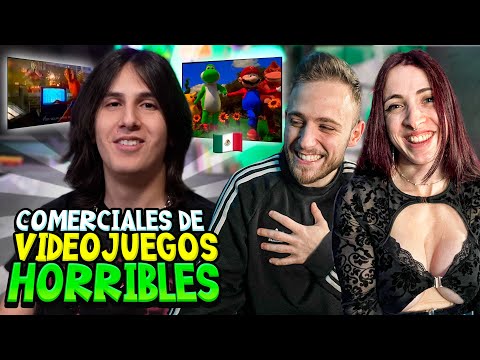 ESPAÑOLES REACCIONAN a MISSASINFONIA -Los COMERCIALES de VIDEOJUEGOS eran HORRIBLES!
