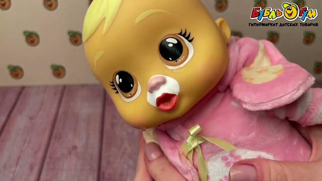 Кукла Cry babies Лола малышка-зайка плачущая  - видео