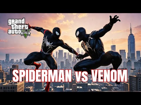 SPIDER-MAN vs. VENOM in GTA 5!