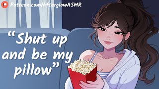Best Friend Falls Asleep On You During a Movie (Flirty) (Bickering) (Feeding Each Other Popcorn)