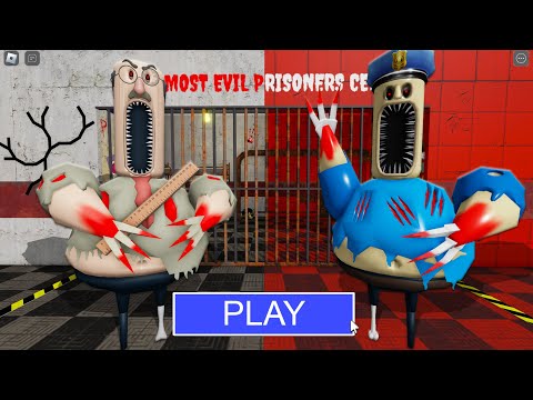 SCARY TEACHER EXE Vs BARRY EXE in BARRY'S PRISON RUN! New Scary Obby (#Roblox)