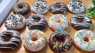 Donuts in the oven 🍩 / No frying! Super fluffy 😋 Just simple ingredients and amazing flavor