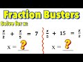 Solving Equations with Fraction Busters
