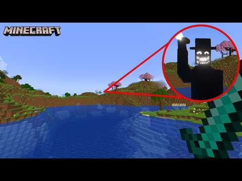 I Found The Man From The Shadow in Minecraft (New Horror Mod)