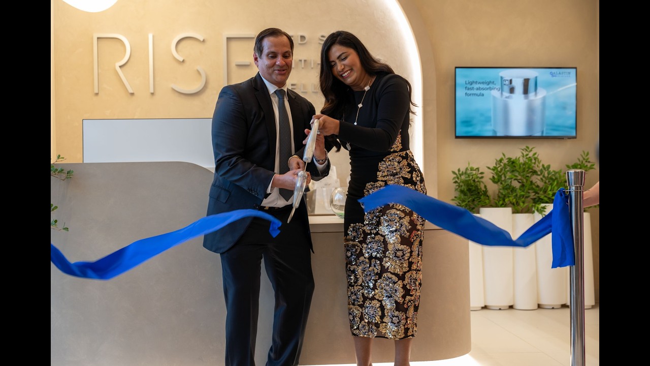 Ribbon cutting ceremony at RISE establishment.