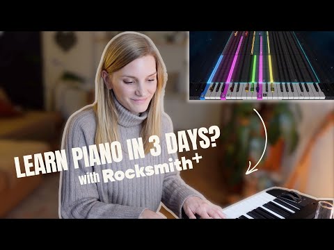 I TRIED TO LEARN THE PIANO IN 3 DAYS with ROCKSMITH+