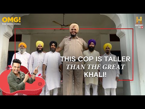 This cop from Amritsar is 7 and a half feet tall! #OMGIndia S06E02 Story 1