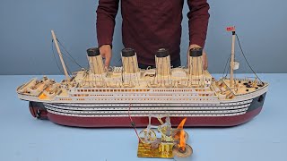 Titanic Handcrafted #Battleship #Titanic #JackAndRose #SilentMary #CaptainSalazar #Handcrafted