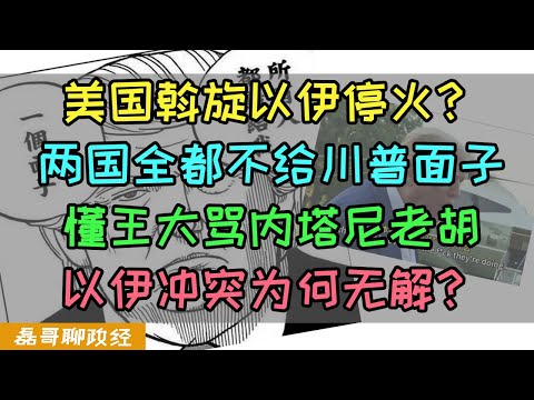 美国斡旋伊朗以色列停火？川普一觉醒来两国继续开打？内塔尼亚胡为何不给川普面子，懂王气急大骂，以伊冲突为何无解？