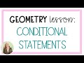 Exploring Conditional Statements in Geometry