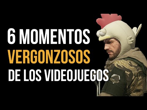 Los 6 momentos MÁS VERGONZOSOS de los videojuegos!