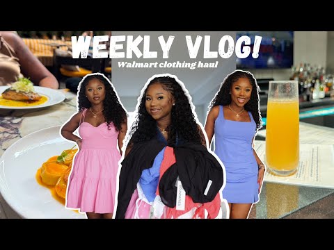 VLOG! WALMART Summer Try-On Haul, Solo Date, High Tea With The Girls | Chev B.