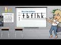 Identifying Letters and Sounds