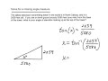 Trigonometry and SOHCAHTOA Problems