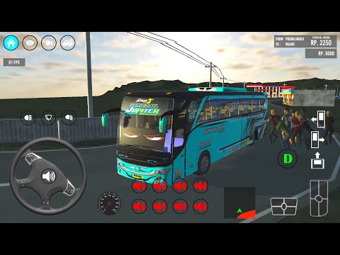 Bus Telolet Pianika Full Basuri Strobo Mata Probolinggo Ngawi | Android Gameplay