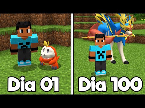 SOBREVIVI 100 DIAS NO PIXELMON DO MINECRAFT O FILME