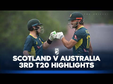 Scotland v Australia - 3rd T20 Full Match Highlights I 08/09/24 I Fox Cricket