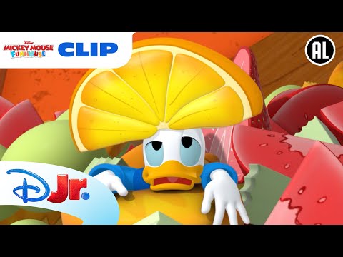 😂 Donalds Grappigste Momenten | Mickey Mouse Funhouse | Disney Junior België-Nederland