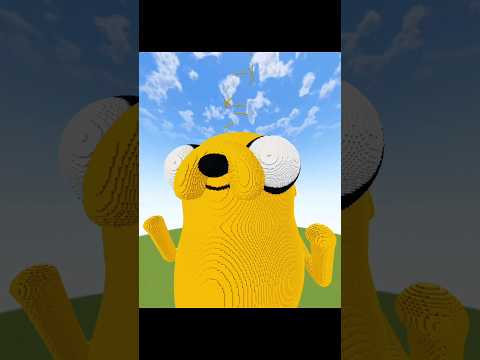 Jake the Dog ▷ Adventure Time ◁ Falling Block Timelapse Build