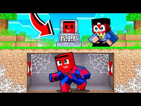 SAMET MEZARIN ALTINA SÜPERKAHRAMAN SIĞINAĞI YAPIP HASANI TROLLÜYOR !!  - Minecraft