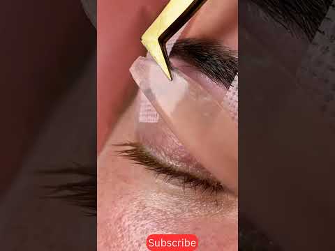 Lash lift #tutorial #beautiful #lashes #lashlift #beauty #shorts @hayali_beauty