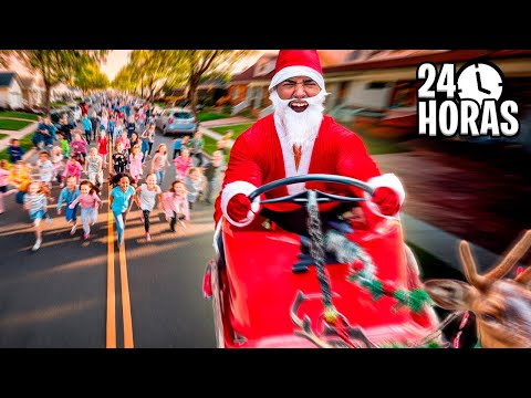 24 HORAS COMO PAPAI NOEL MAIS LOUCO DO NATAL! 😂🎅🏻 * deu tudo errado nesse vídeo*