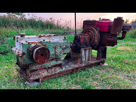 Genius Mechanic Successfully Restored a Severely Corroded 15 Ton Ship's Anchor Winch //Full Restored