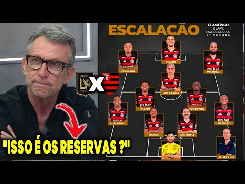 CRAQUE NETO PERDEU A LINHA COM FLAMENGO "OLHA ESSE TIME RESERVA MERMAU" LOS ANGELES FC X FLAMENGO
