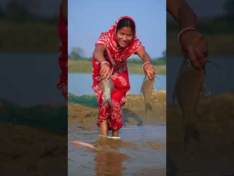 অজয় নদীর সুস্বাদু মাছ।#fish #villagelife  #moyna_kitchen_vlog