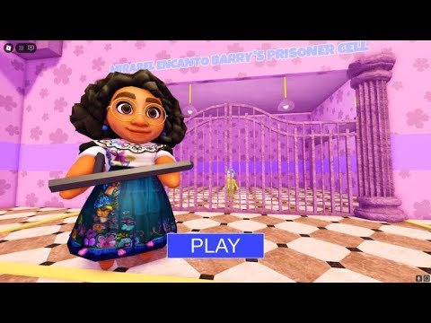 🦋MIRABEL ENCANTO BARRY'S PRISON RUN! (Obby)