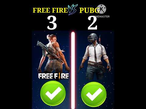 Free Fire VS Pubg कोन सा गेम है मस्त ? | #shorts #freefire #pubg